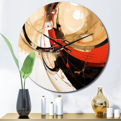 Horloge murale en métal Conversations Of The Earth