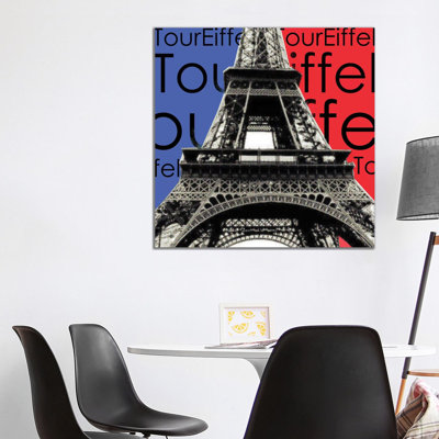 Tour Eiffel by Luz Graphics - Wrapped Canvas Print