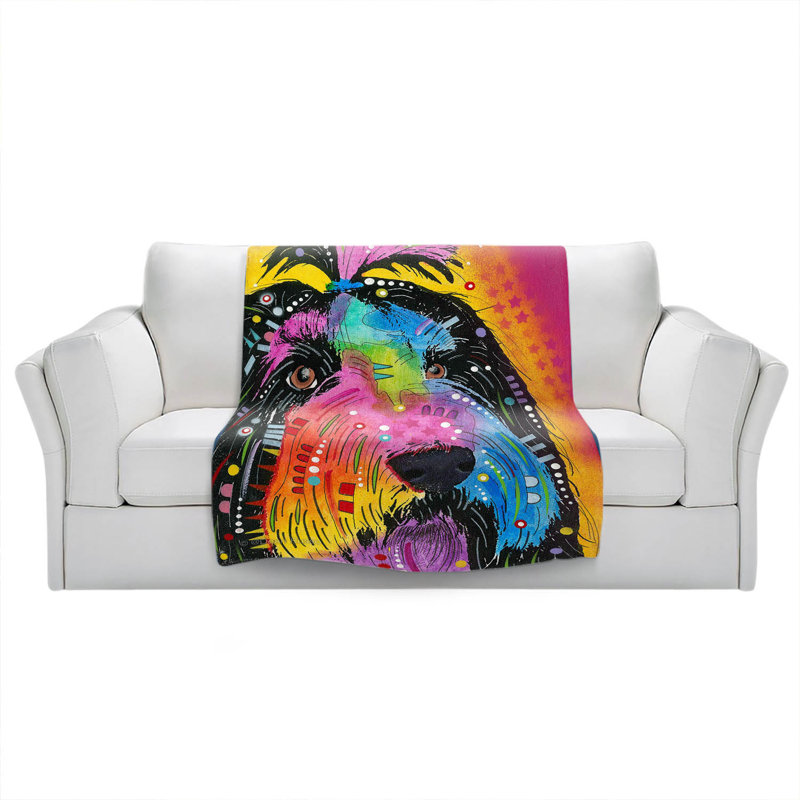 Hand Woven Throw Blanket, 51" x 60"