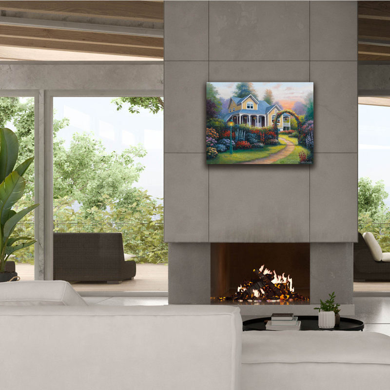 " Delightful Glow " by John Zaccheo, 26" H x 34" W x 1.5" D