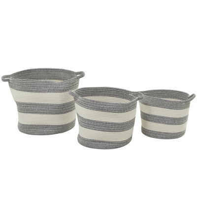 Longshore Tides Fabric Decorative Basket