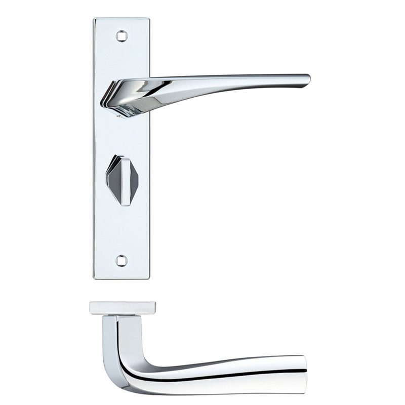 Dorado Polished Chrome Internal Door Handle Privacy Pack
