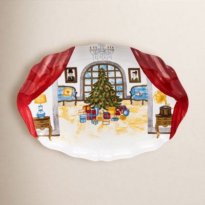 Holiday Oval Platter