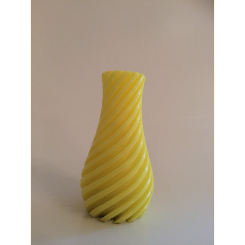 Allphin Handmade Table Vase, Yellow