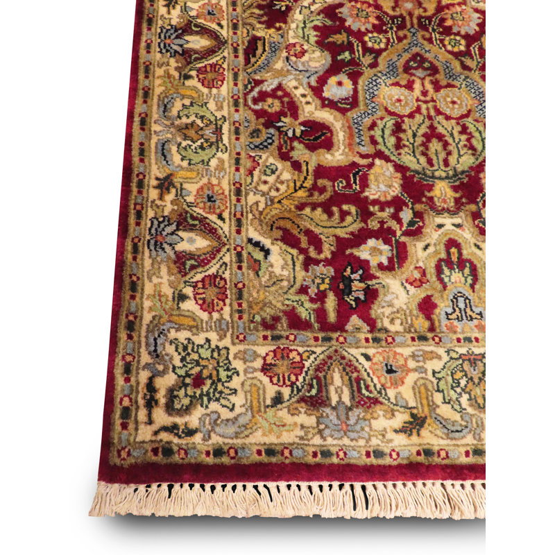 Hand Knotted Wool Area Rug, Runner 2'6" x 8'