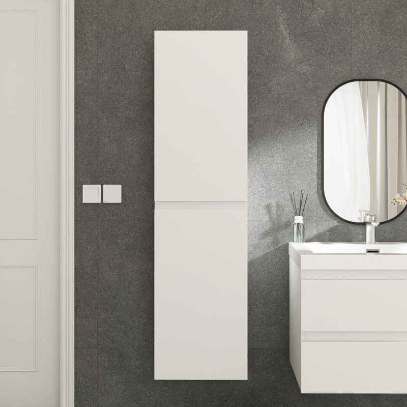 Juster Bathroom Cabinet, White