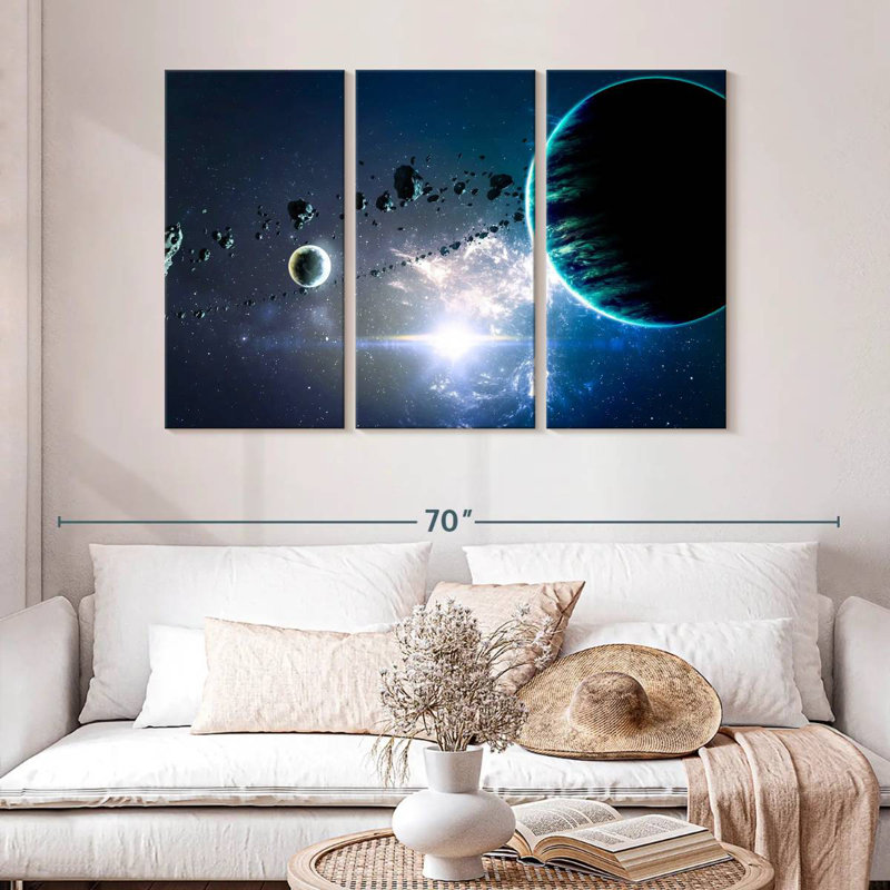 Oberle Planets And Nebula, 32" H x 50" W