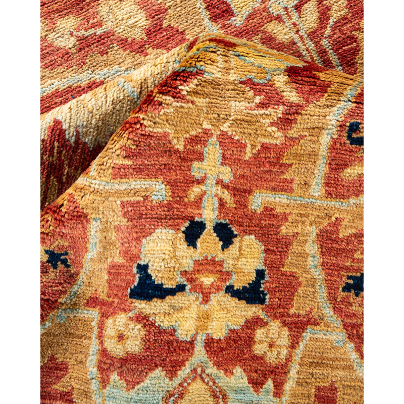 Sharanya One-of-a-Kind 9' 2" X 11' 9" Hand Knotted Area Rug