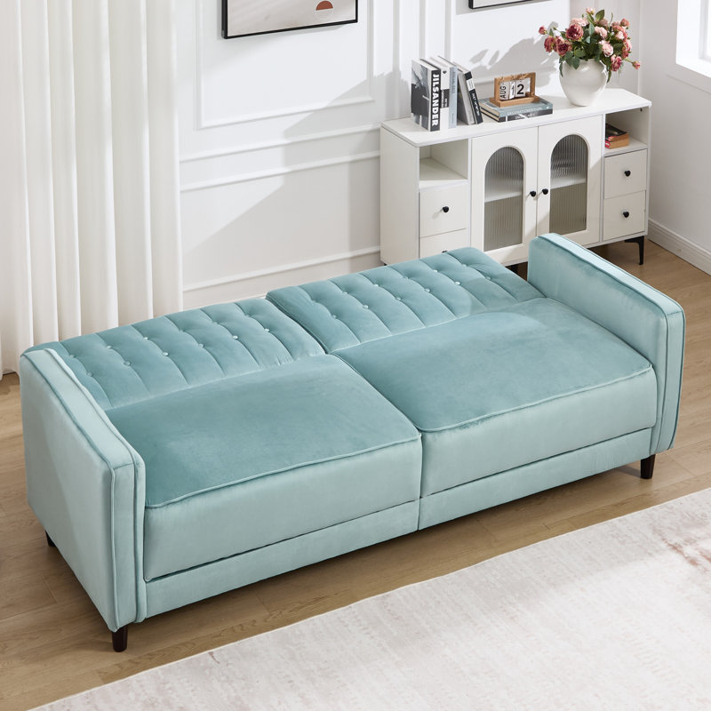 2-Piece Living Room Set with a Swivel Accent Chair & a Convertible Sofa Bed