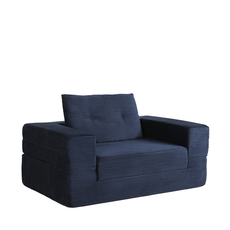 Canapé-lit pour homme et chien à compression sans assemblage, Bleu