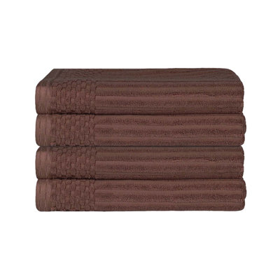Ribbed Cotton Bath Towel