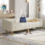 Banc rembourré beige-1939921127