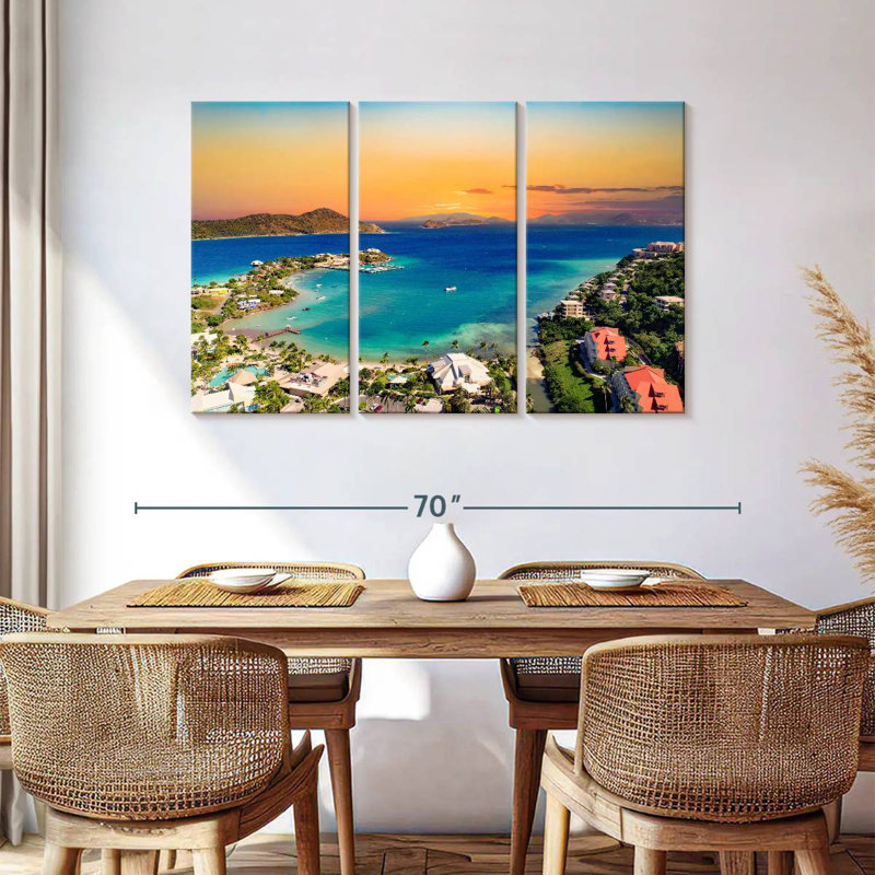 Sebbie St. Thomas US Virgin Islands, 36" H x 57" W