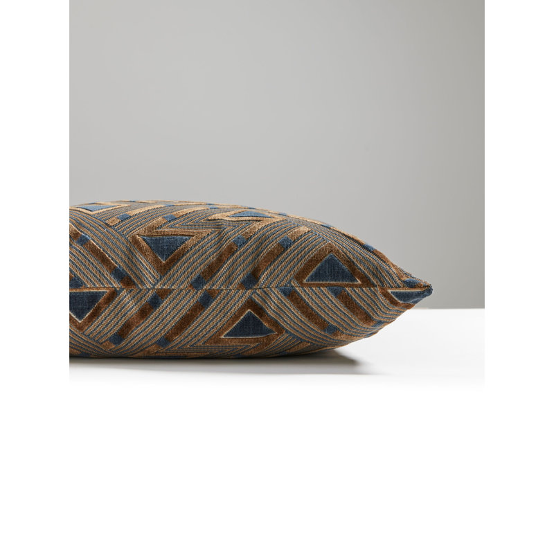 The MET x The House of Scalamandre Kasai Pillow, Dark Walnut