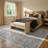 Vintage Floral Washable Non Slip Beige Indoor Area Rugs for Living Room Bedroom, Boho Forest Carpet Rug for Entryway-625144119