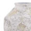 Halina 18" Tall Terracotta Vase, Distressed White