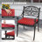 Patio 5 Pieces Cast Aluminum Dining Set With Umbrella Hole And Cushions-430740443