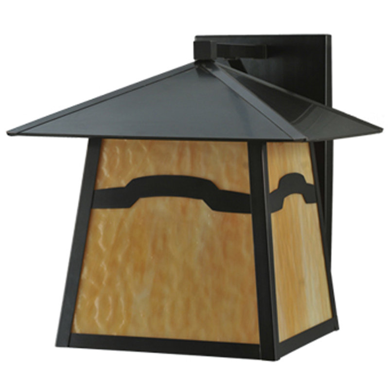 Outdoor Wall Lantern, 15" H x 16" W x 18" D