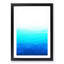 Shades of Blue in Abstract - Picture Frame Graphic Art Print-55762255-55762256
