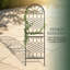  Treillis de jardin décoratif en métal très haut H 82,7 po x l 26,7 po