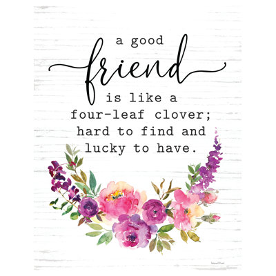 " A Good Friend "