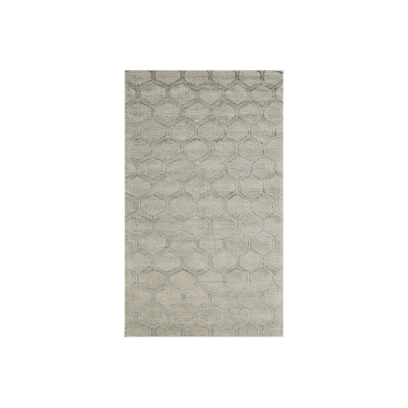 Montana Geometric Wool Hand Woven Area Rug, Rectangle 153 x 244cm