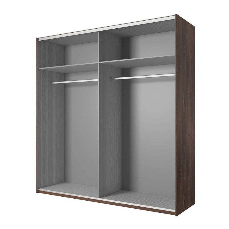 Aissa 2 Door Manufactured Wood Wardrobe
