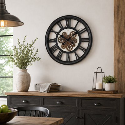 Horloge murale 20 po Vintage