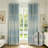 2Pcs Full Blackout Embroidered Curtains, Light Luxury & Elegant-23982349