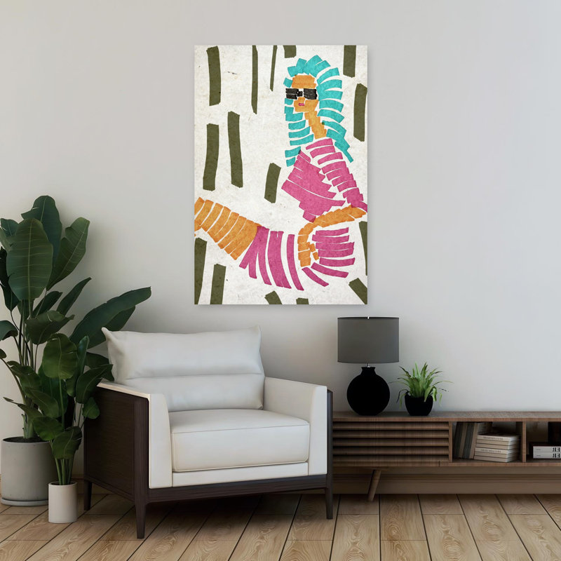 Art contemporain contemporain abstrait, H 36 po x l 24 po