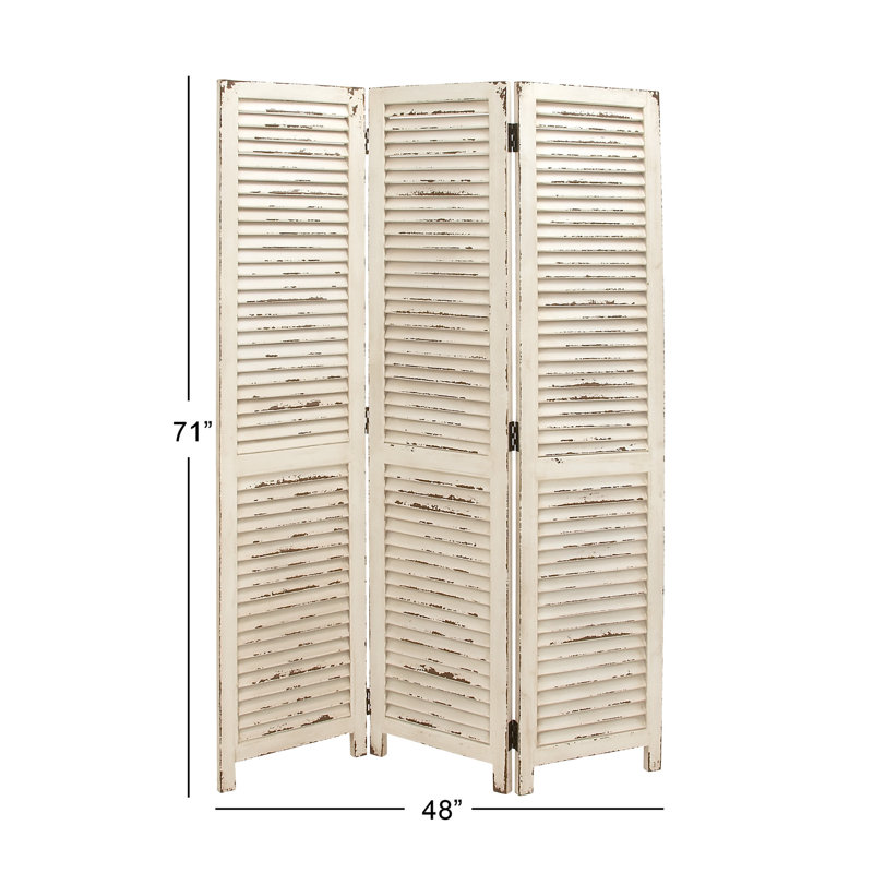 Figueroa 48'' W x 71'' H 3 - Panel Folding Room Divider