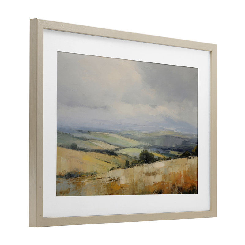«Neverender Landscape Horizon», reproduction encadrée sous verre, design par LSR Creative Studio, H 14 po x l 20 po