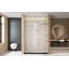 Porte de douche coulissante simple sans cadre-127317832
