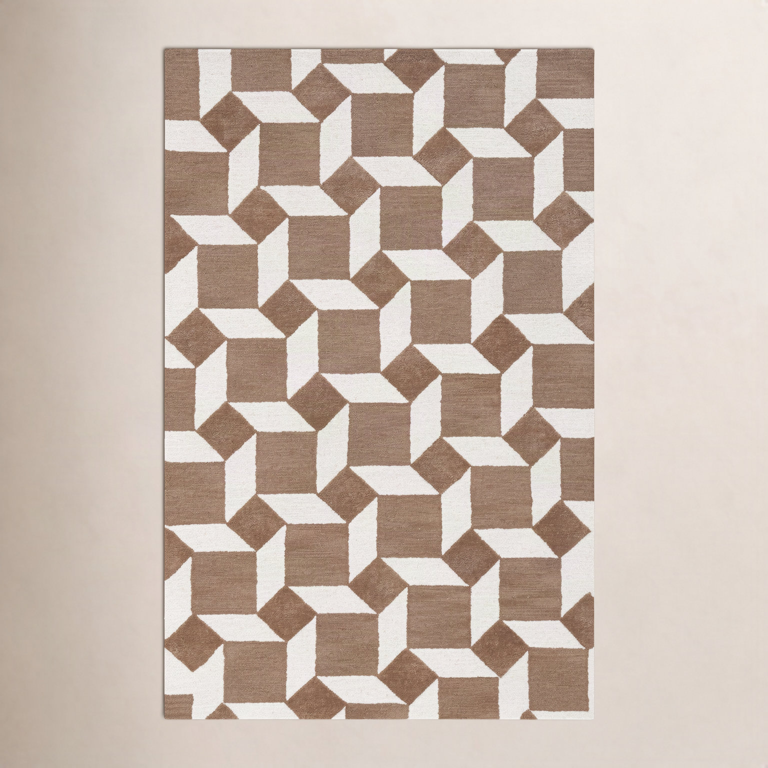 Woodcliff Hand-Tufted Geometric Rug, Rectangle 2' x 3'