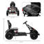 Kids Pedal Go Kart W/ Adjustable Seat, Rubber Wheels-88960137