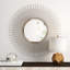 Louie Wood Flat Wall Mirror