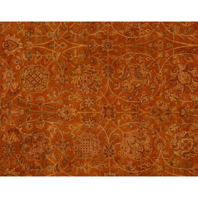 Tapis rouille de haute qualité noué à la main
