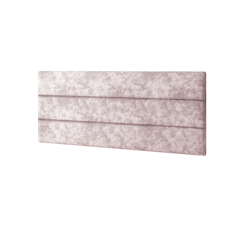 Notus Upholstered Bed, Kingsize (5'), Pink, 2 Foot-end Drawers