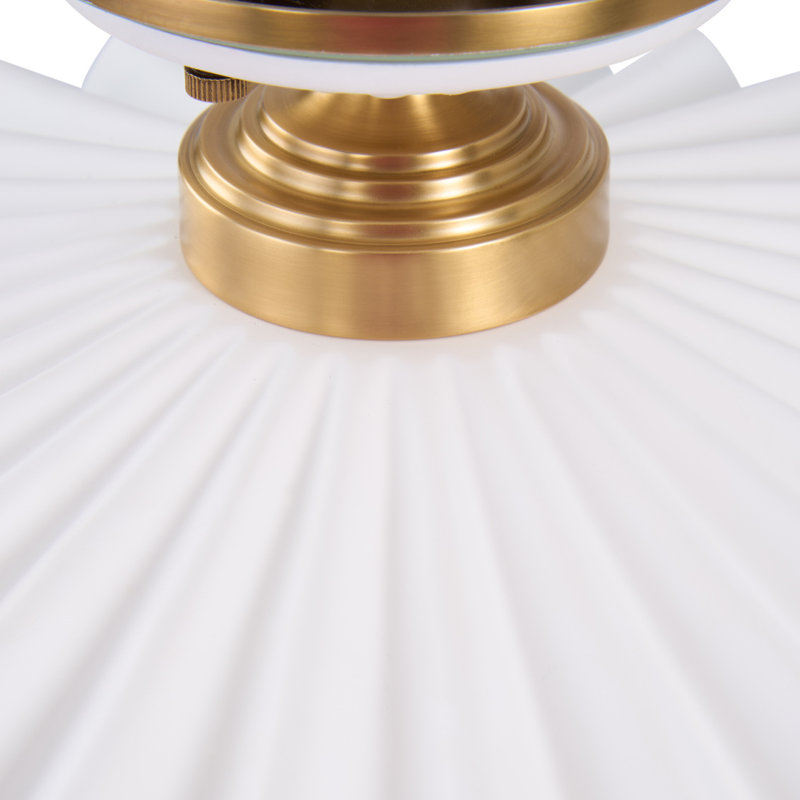 Amanda Lindroth Fancy Ruffle Flushmount