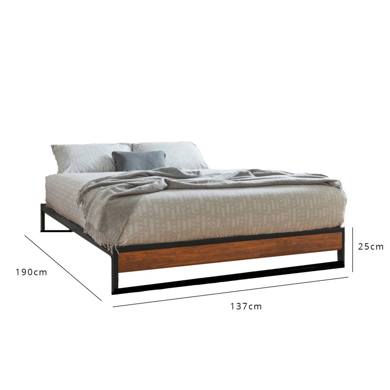 Coronel Metal Bed, Double (4'6)