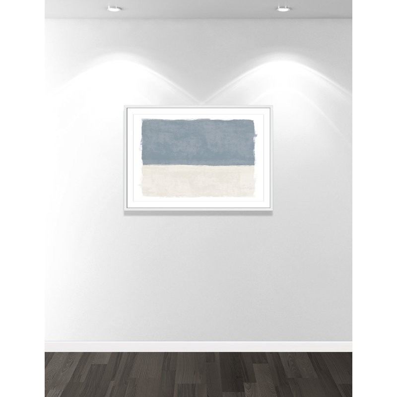 «Coastal Dreams I», reproduction de paysage par Natalie Carpentieri, Blanc satiné, L 41,5 po x H 29,5 po, Imprimé mat