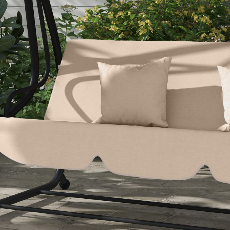 Birke 3 Person Porch Swing with Canopy