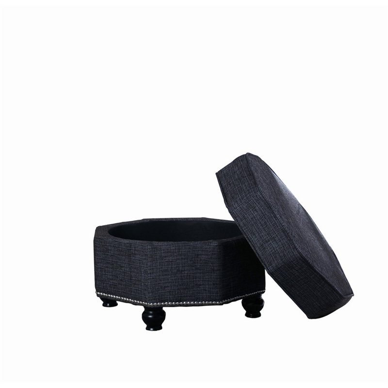 Repose-pieds avec rangement Shavanna