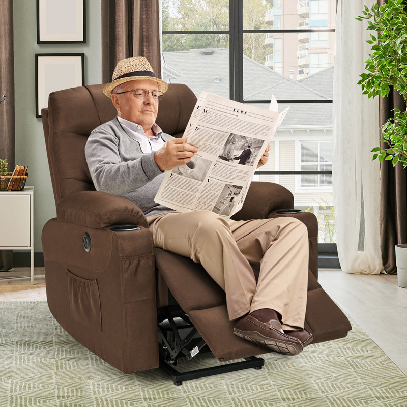 Fauteuil de massage inclinable électrique chauffant