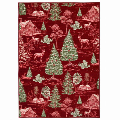 Rectangle Washable Area Rug