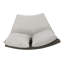 Canapé d'extérieur simple avec coussins imperméables - Fauteuil de patio en rotin PE brun