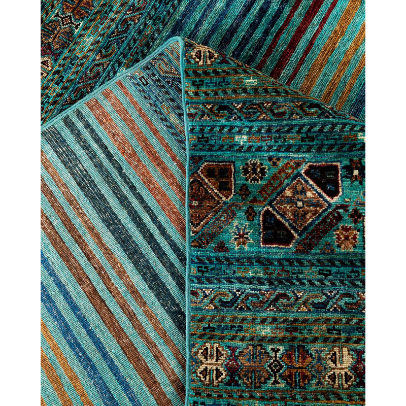 One-of-a-Kind Rectangle 8'8" X 11'11" Hand Knotted Area Rug