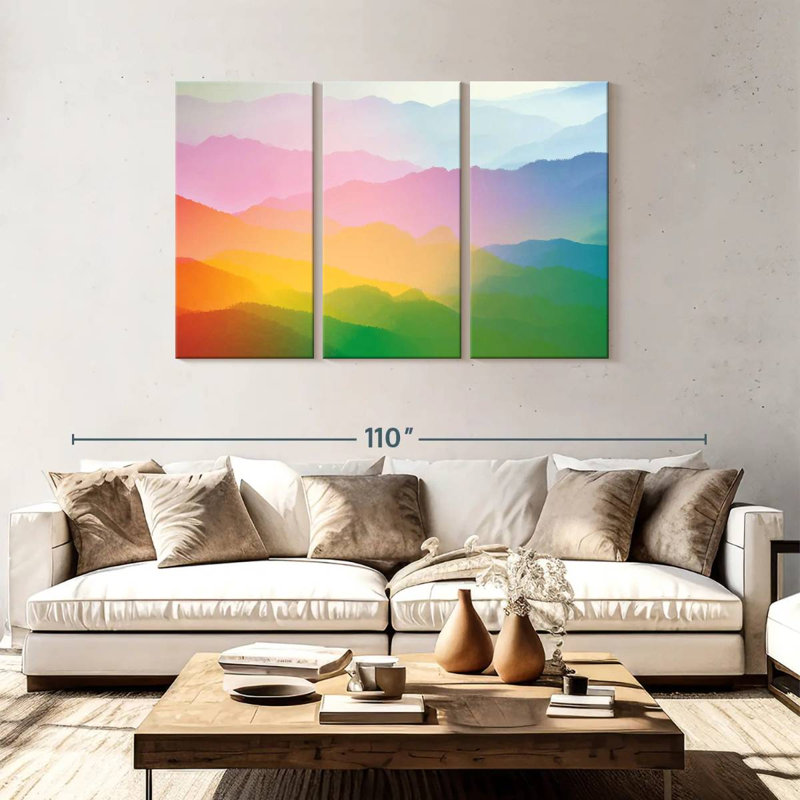 Alvord Rainbow Mountains, H 48 po x l 74 po