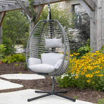 wayfair hanging egg chair