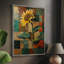Reproduction encadrée FLORAL Series CDL XXXII - bois massif-1303779773